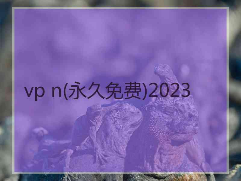 vp n(永久免费)2023